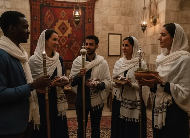 מפגש תרבותי אותנטי בטקס מסורתי בירושלים