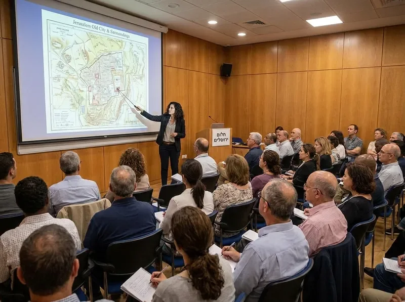 הרצאה מרתקת על ההיסטוריה של ירושלים